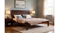 Кровать 2-спальная Дания №R1 160х190/200 • Все коллекции Тимберика