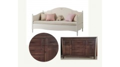 Тахта Айно №3, 90х190 (бейц "тёмный") • Распродажа со склада ✔