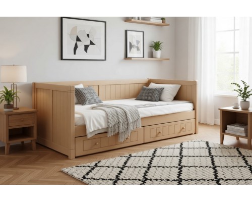 Тахта Дания №3 с ящиками 80х190/200
