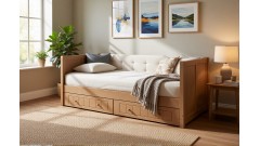 Тахта Дания №3 мягкая, с ящиками 90х190/200 • Диваны и Тахты