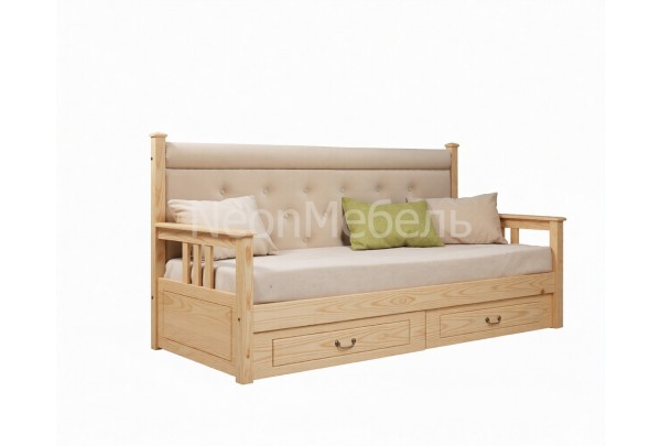 Тахта Дания мягкая, с ящиками 80х190/200 • Диваны и Тахты