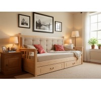 Тахта Дания мягкая, с ящиками 80х190/200