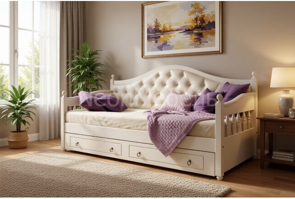 Тахта Фрея мягкая, с ящиками 90х190/200 • Диваны и Тахты