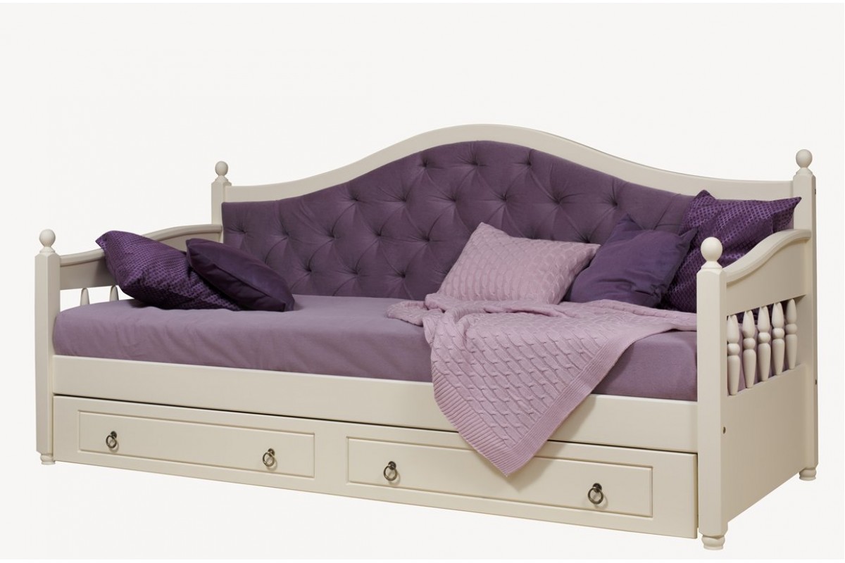 Кровать в виде дивана с ящиками