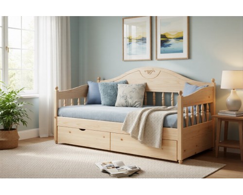 Тахта Айно №2 с ящиками 800х1500/1600