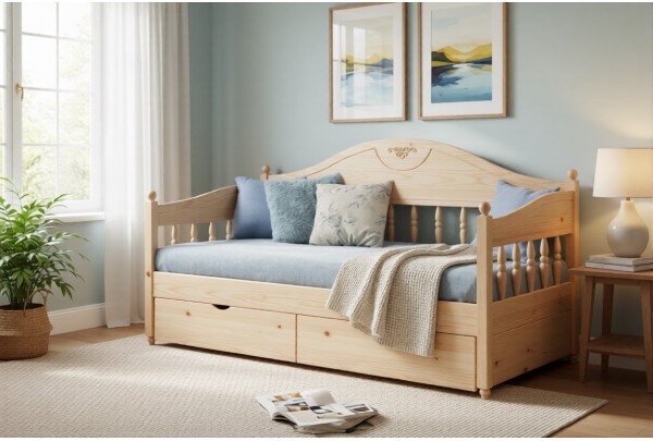 Тахта Айно №2 с ящиками 800х1500/1600 • Диваны и Тахты