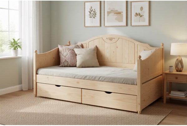 Тахта Айно №4 с ящиками 800х1500/1600 • Диваны и Тахты