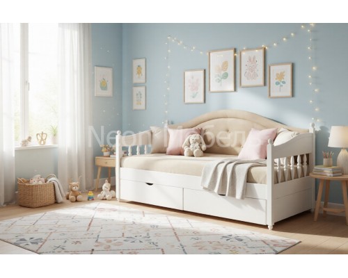 Тахта Айно №6 мягкая, с ящиками 800х1500/1600