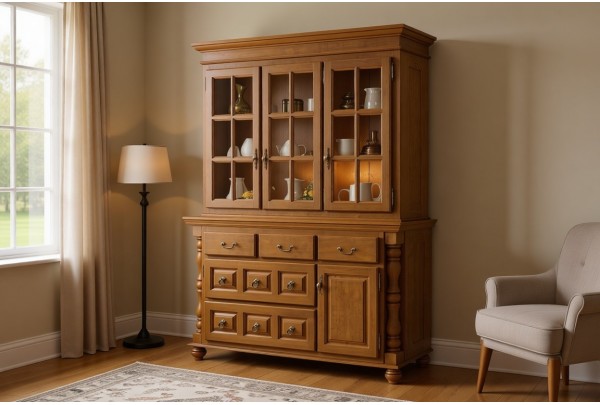 Сервант Валенсия 2-19 • Мебель «ВАЛЕНСИЯ»