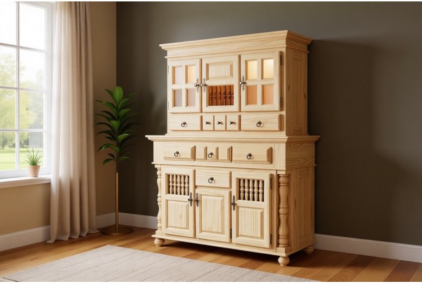Сервант Валенсия 2-20 • Мебель «ВАЛЕНСИЯ»