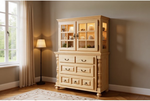 Сервант Валенсия 2-24 • Мебель «ВАЛЕНСИЯ»