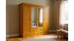 Шкаф Дания 4-створчатый • Мебель «ДАНИЯ» и "ДАНИЯ new"