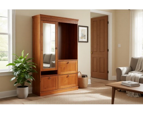 Шкаф для прихожей Дания комбинированный