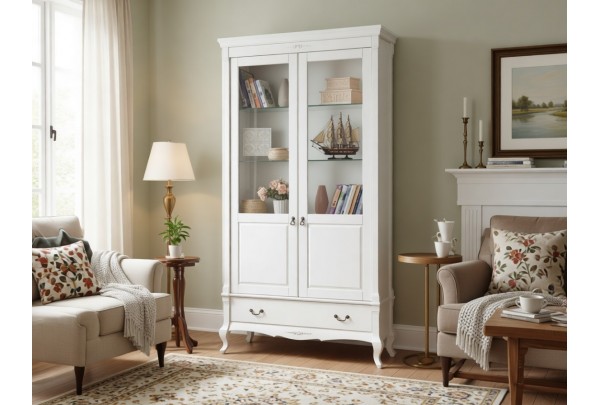 Шкаф книжный Ари-Прованс №1 • Мебель "АРИ-ПРОВАНС"