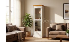 Шкаф Дания книжный 1-створчатый • Мебель «ДАНИЯ» и "ДАНИЯ new"