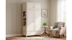 Шкаф Бетти 2-створчатый №3 с антресолью • Шкафы