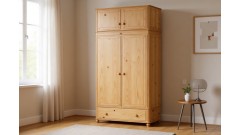 Шкаф Бетти 2-створчатый №4 с антресолью • Шкафы