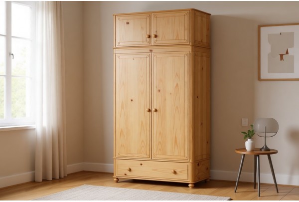 Шкаф Бетти 2-створчатый №4 с антресолью • Шкафы