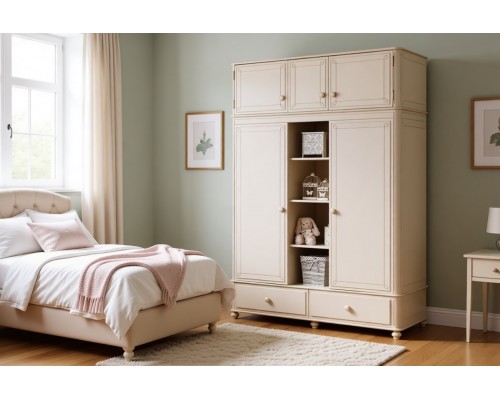 Шкаф 3-створчатый Бетти №1 с антресолью