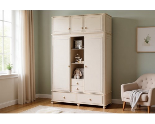 Шкаф 3-створчатый Бетти №3 с антресолью