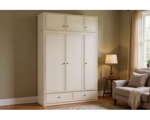 Шкаф 3-створчатый Бетти №4 с антресолью