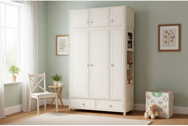 Шкаф 3-створчатый Бетти №5 с антресолью • Мебель "БЕТТИ"