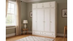 Шкаф 4-створчатый Бетти №3 с антресолью • Мебель "БЕТТИ"