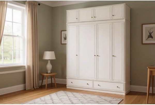 Шкаф 4-створчатый Бетти №3 с антресолью • Мебель "БЕТТИ"