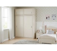 Шкаф-купе 2-створчатый Бетти №1 с антресолью МДФ