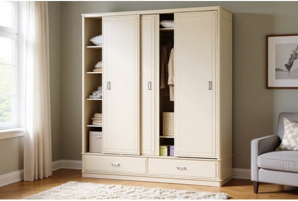 Шкаф-купе 3-створчатый Бетти №2 МДФ • Мебель "БЕТТИ"