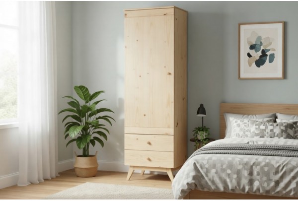 Шкаф 1-створчатый Тимберика Кидс №2 • Мебель «ТИМБЕРИКА КИДС»