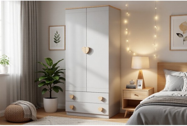 Шкаф 2-створчатый Тимберика Кидс №3 • Мебель «ТИМБЕРИКА КИДС»