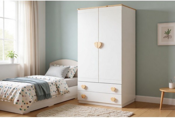 Шкаф 2-створчатый Тимберика Кидс №1 • Мебель «ТИМБЕРИКА КИДС»