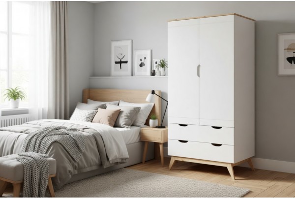 Шкаф 2-створчатый Тимберика Кидс №2 • Мебель «ТИМБЕРИКА КИДС»