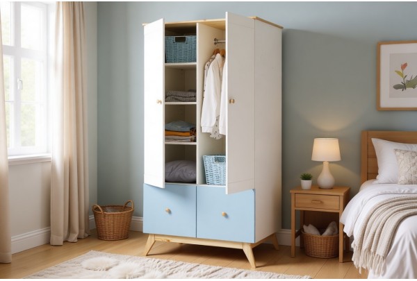 Шкаф 2-створчатый Тимберика Кидс №6 • Мебель «ТИМБЕРИКА КИДС»