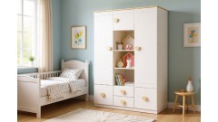 Шкаф 3-створчатый Тимберика Кидс №1 • Мебель «ТИМБЕРИКА КИДС»