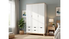 Шкаф 3-створчатый Тимберика Кидс №4 • Мебель «ТИМБЕРИКА КИДС»