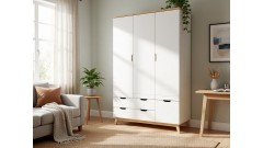 Шкаф 3-створчатый Тимберика Кидс №4 • Мебель «ТИМБЕРИКА КИДС»