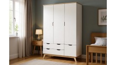 Шкаф 3-створчатый Тимберика Кидс №4 • Мебель «ТИМБЕРИКА КИДС»