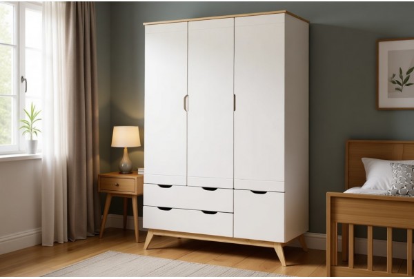 Шкаф 3-створчатый Тимберика Кидс №4 • Мебель «ТИМБЕРИКА КИДС»