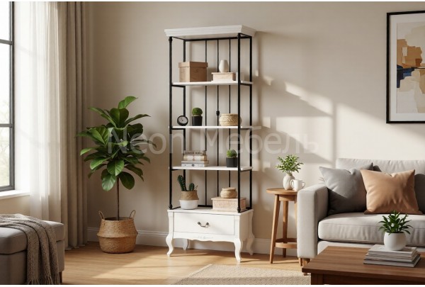 Стеллаж Ари-Прованс металл №10 • Мебель "АРИ-ПРОВАНС"