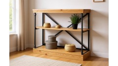 Стеллаж Дания №1 металл • Мебель «ДАНИЯ» и "ДАНИЯ new"