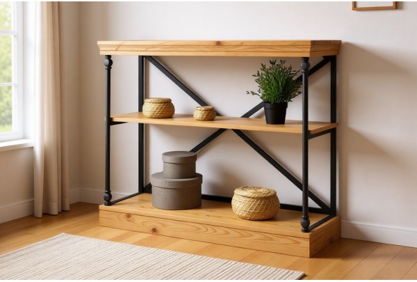 Стеллаж Дания №1 металл • Мебель «ДАНИЯ» и "ДАНИЯ new"