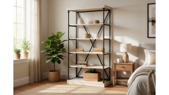 Стеллаж Дания №2 металл • Мебель «ДАНИЯ» и "ДАНИЯ new"