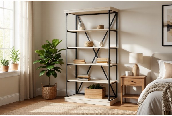 Стеллаж Дания №2 металл • Мебель «ДАНИЯ» и "ДАНИЯ new"