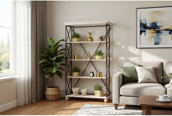 Стеллаж Валенсия 2-47 • Мебель «ВАЛЕНСИЯ»