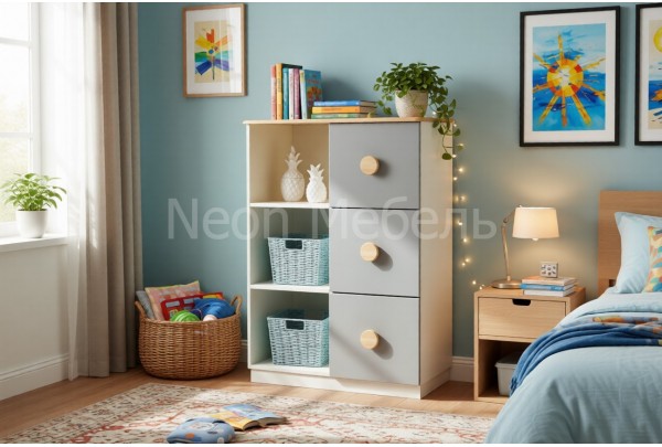 Стеллаж Тимберика Кидс №19 • Мебель «ТИМБЕРИКА КИДС»