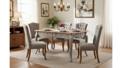 Стол обеденный Ари-Прованс №1 (столешница фигурная) • Столы обеденные