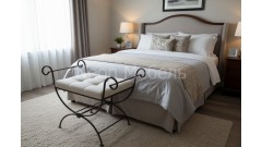 Банкетка Валенсия 2-41 кованая • Мебель «ВАЛЕНСИЯ»